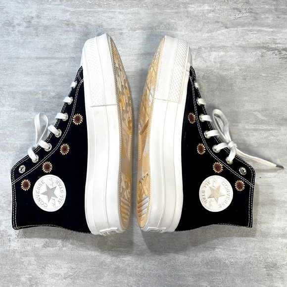 CONVERSE Festival Floral Chuck Taylor All Star Hightop Lift Platform Sneaker 7.5 - Picture 7 of 12